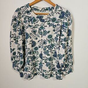 EUC LOFT FLORAL LONGSLEEVES SOFT COTTON SIZE LARGE